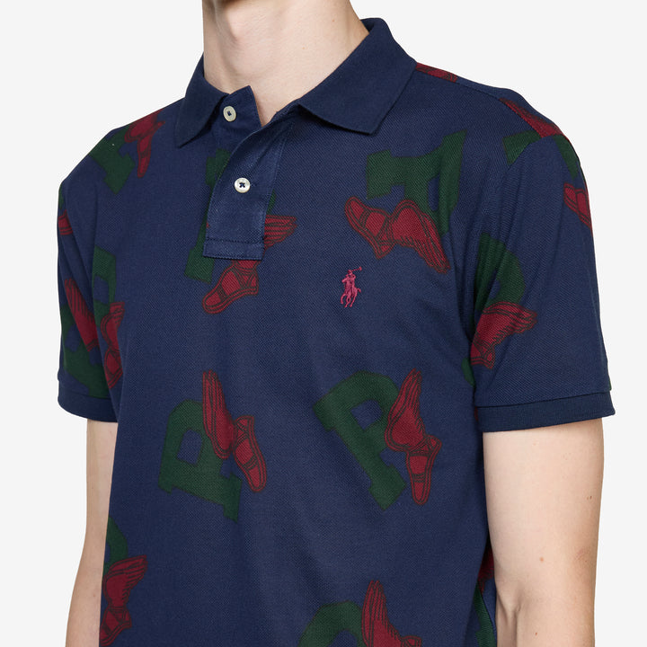 Short-Sleeve Polo Shirt 6796 Sketched P-Wing Toss