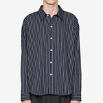 Exact Shirt Black Office Stripe
