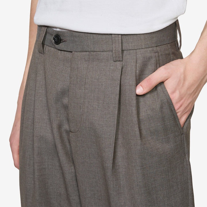 Classic Trousers Light Taupe Wool