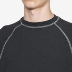 Waffle Longsleeve Top Washed Black