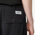 Pleated Shorts Washed Black