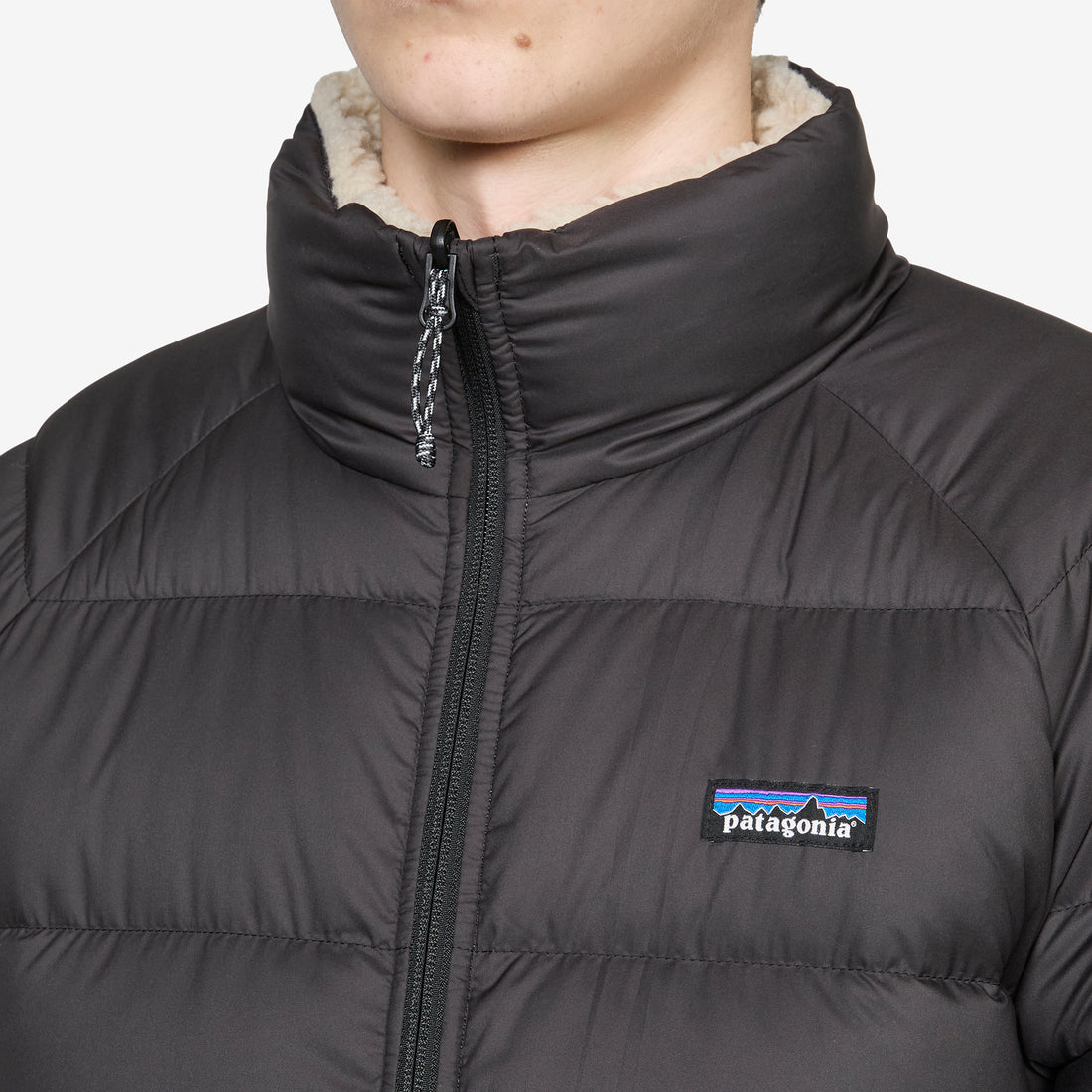 Reversible Silent Down Jacket Black Jackets