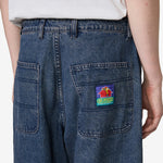 Work Pants Distressed Tinted Indigo