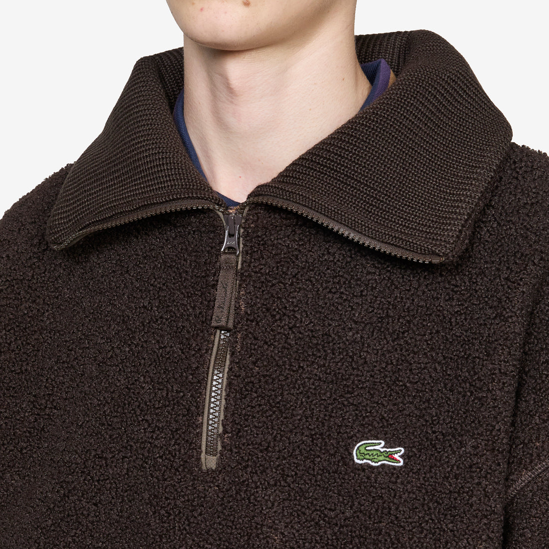 High Zipped Polar Fleece Sweatshirt Port Jumpers