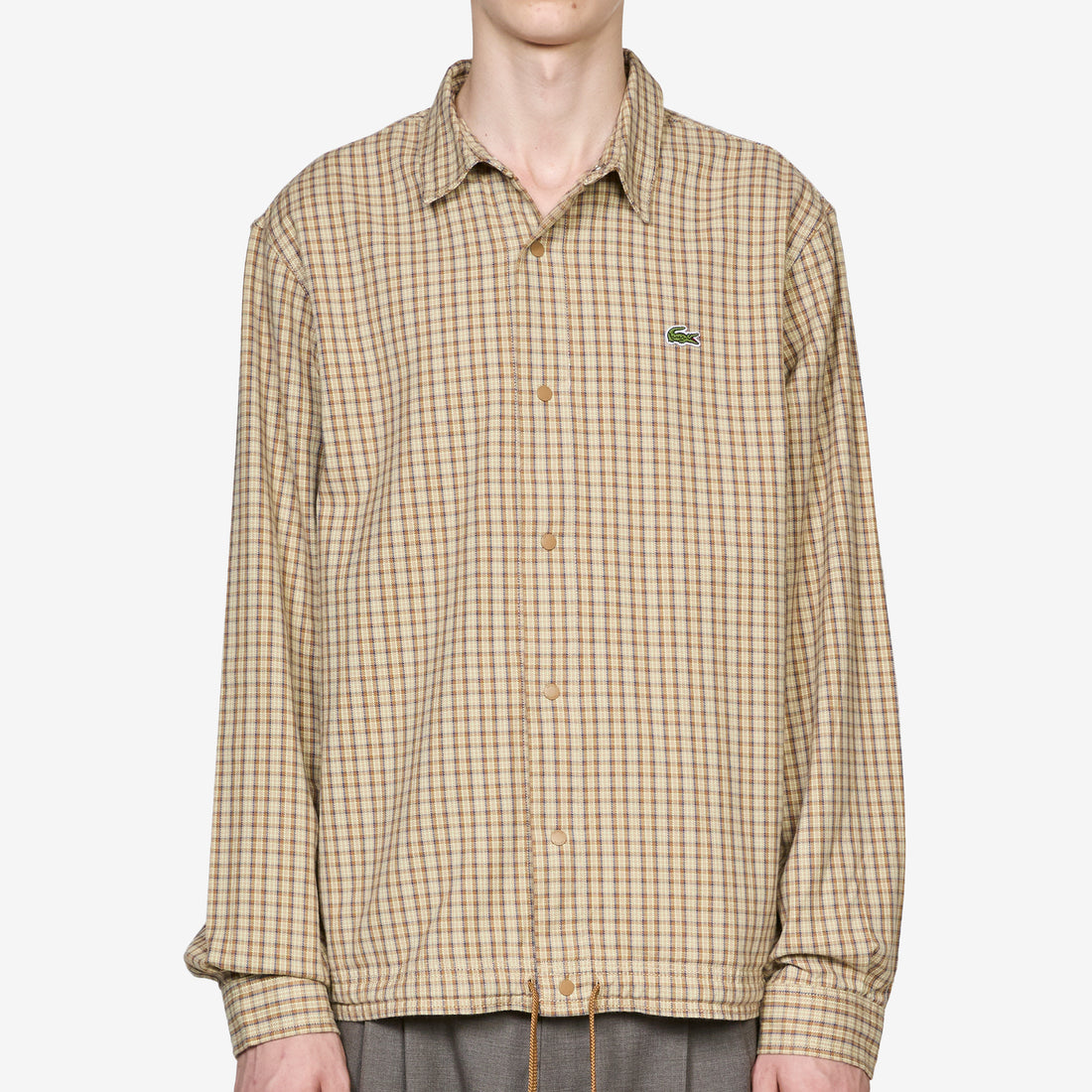 Check Flannel Shacket France Blue | Viennese Date Jackets