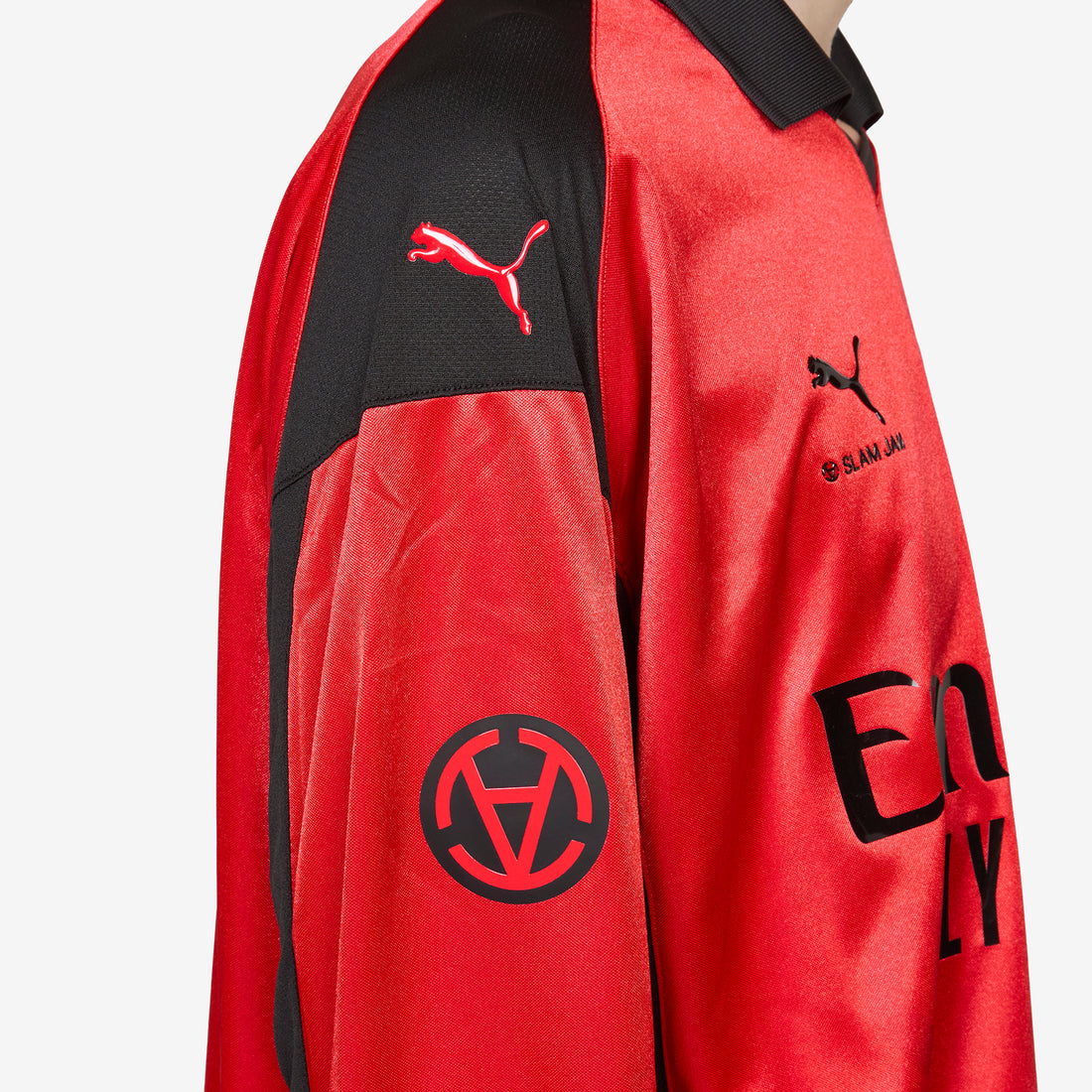 Slam Jam x AC Milan x Limited Edition Longsleeve Jersey For All Time Red Tees