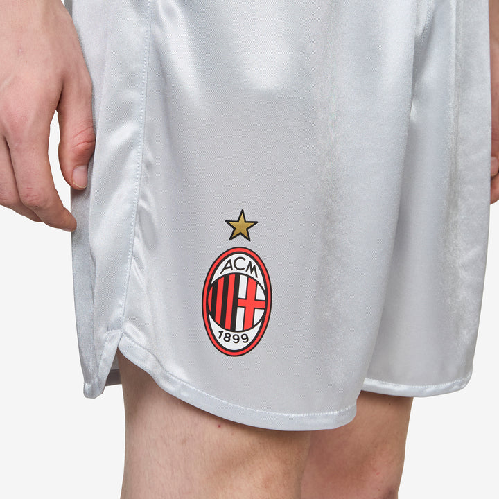 Slam Jam x AC Milan x Shorts Silver Mist | Vibrant Silver