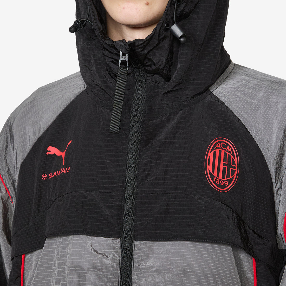 Slam Jam x AC Milan x Jacket Flat Medium Gray | PUMA Black Jackets