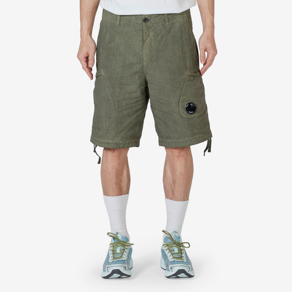 Ba-Tic Light Cargo Shorts Bronze Green