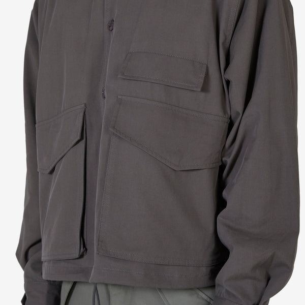 23SS Pocket Short Jacket Charcoal