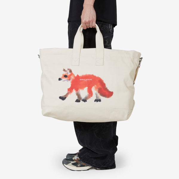 Wild Animals E/W Tote Ecru