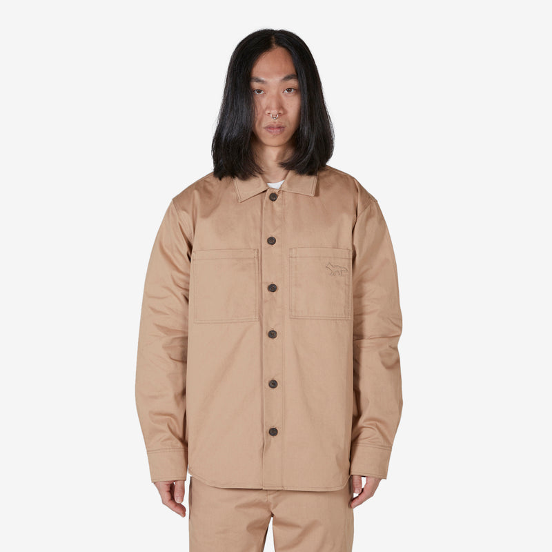 Snaps Overshirt Beige