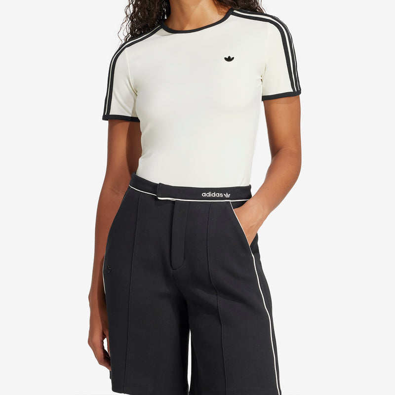 Women's Premium 3-Stripes Cali T-Shirt Off White Tees