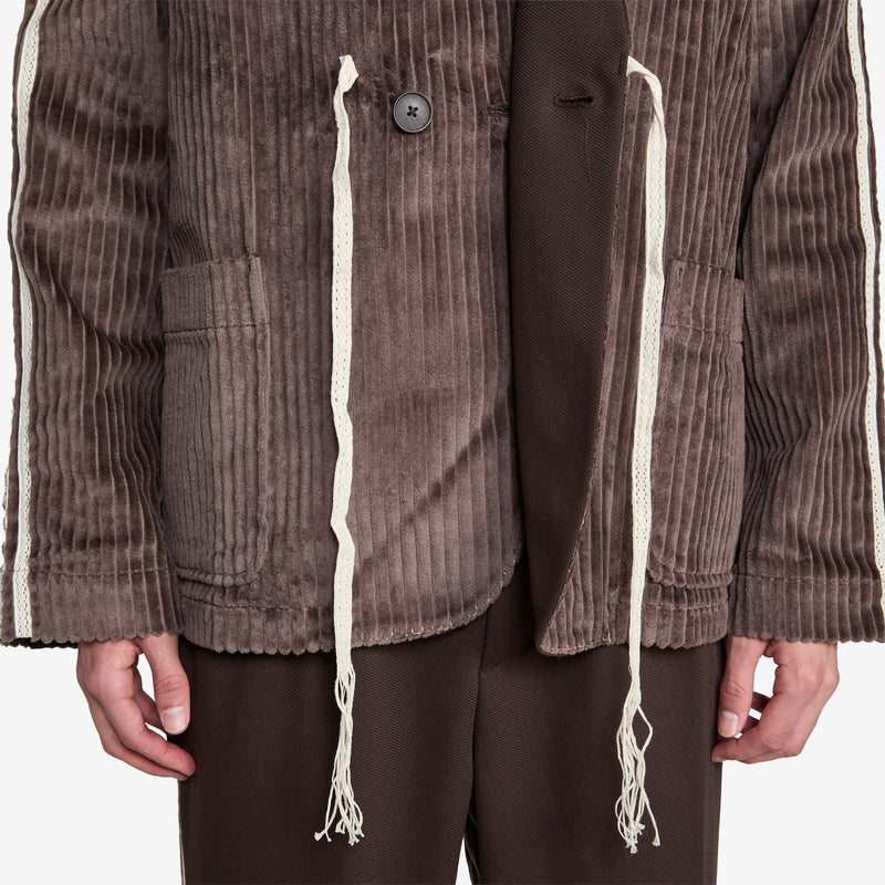 CLOT x Sports Jacket Dark Brown Jackets