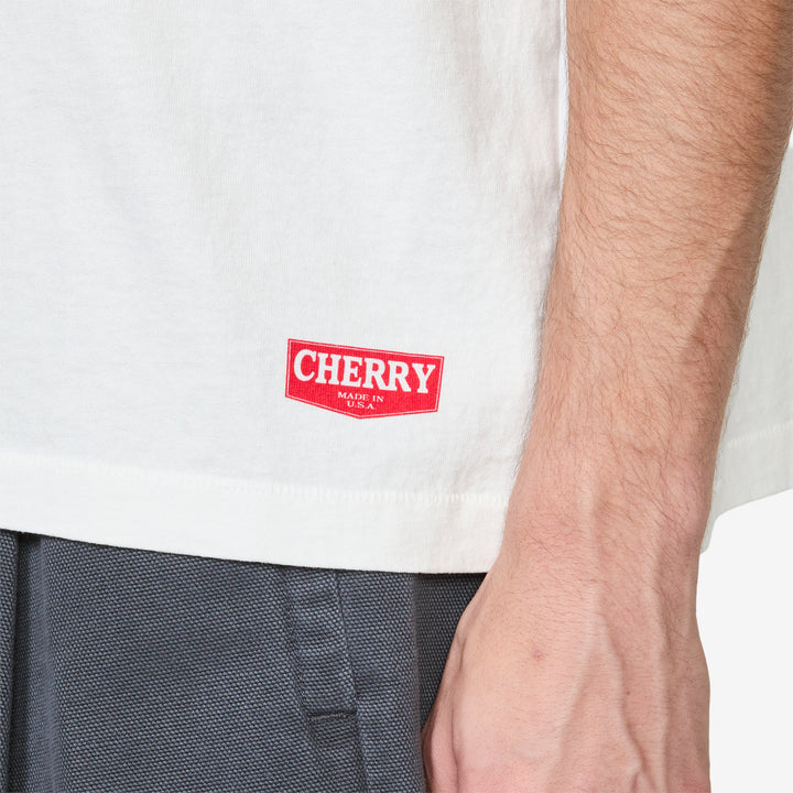 Chevron Classic Pocket T-Shirt Vintage White