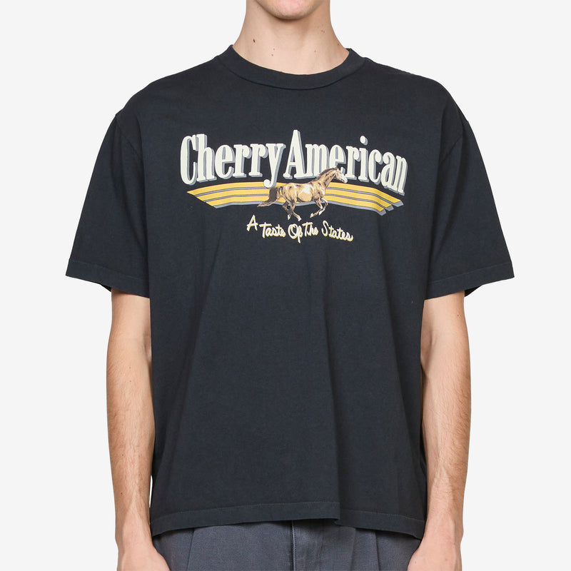 Coast to Coast Boxy T-Shirt Vintage Black Tees