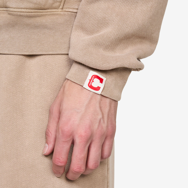 Hollywood Pullover Hoodie Tan Jumpers