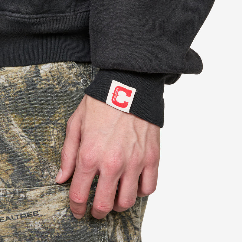 Hollywood Pullover Hoodie Vintage Black Jumpers