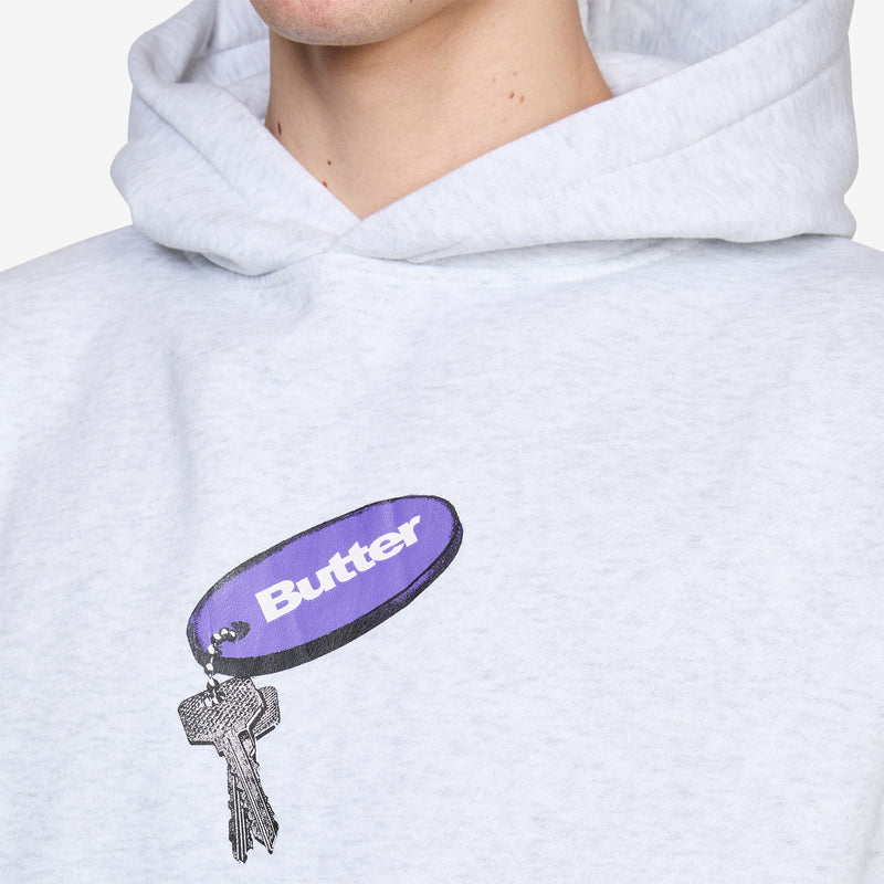 Key Chain Pullover Hood Ash Jumpers