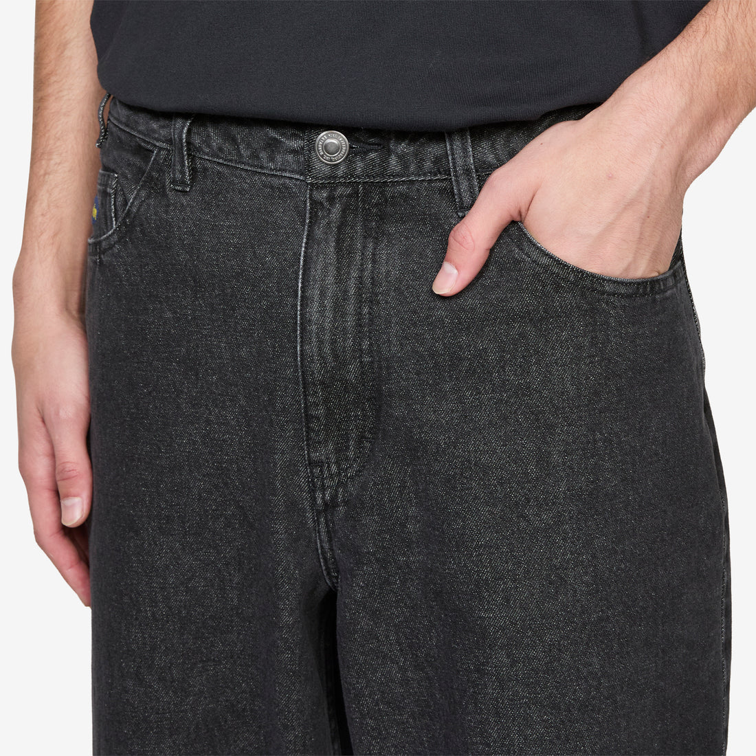 Koston Loose Denim Pant Black Pants