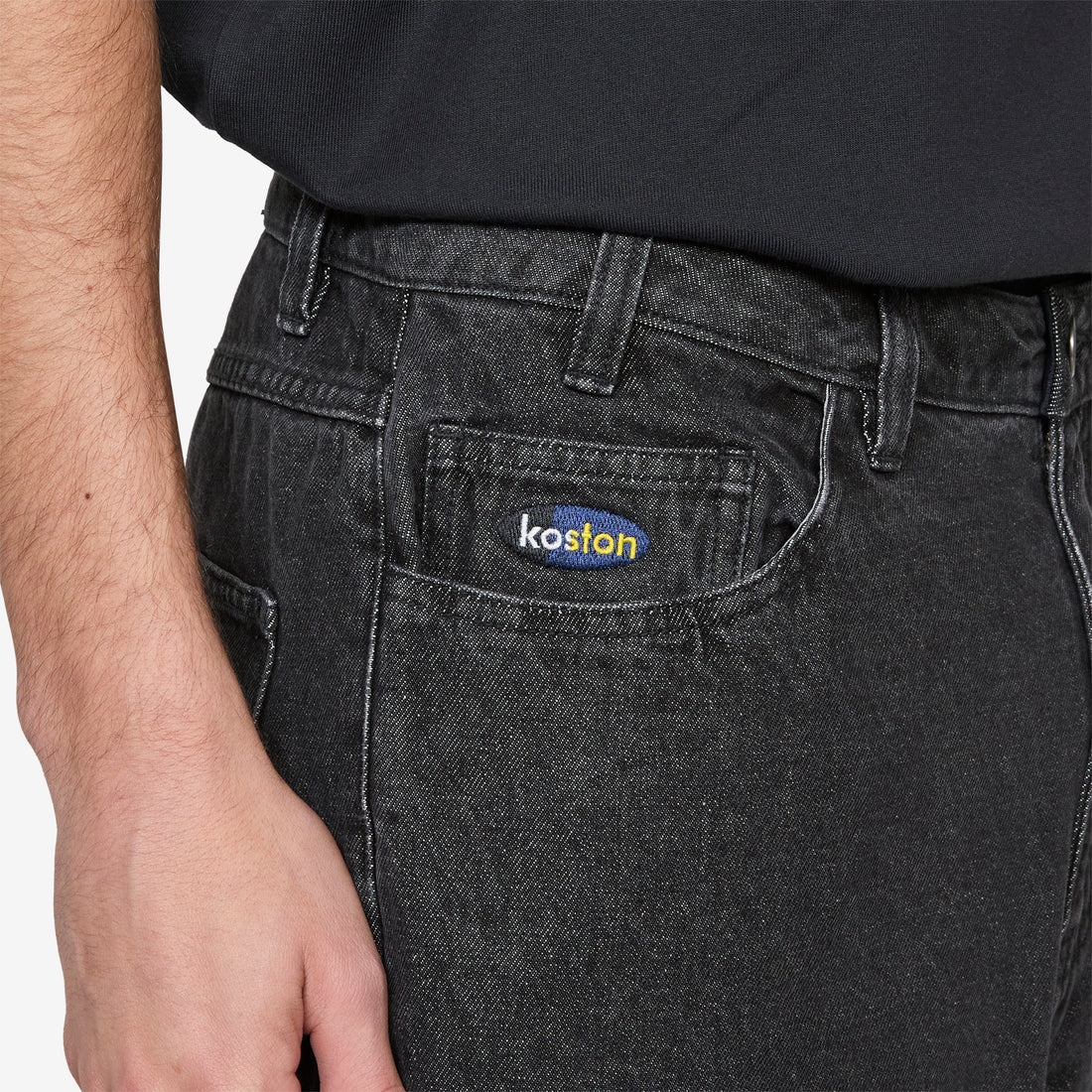 Koston Loose Denim Pant Black Pants