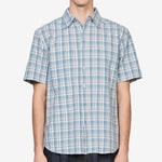 Cliff Short Sleeve Shirt Petrol Plaid