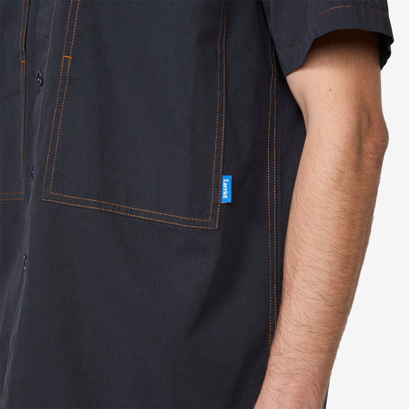 Cliff Short Sleeve Shirt Navy Shirts