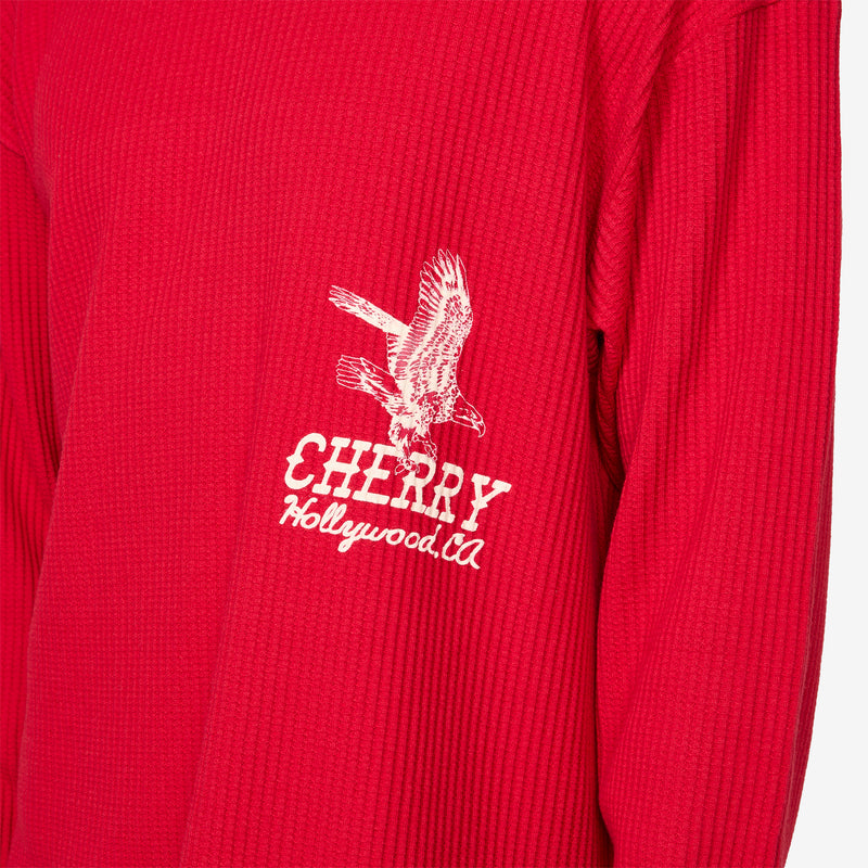 Hollywood Thermal Sun Faded Red Tees