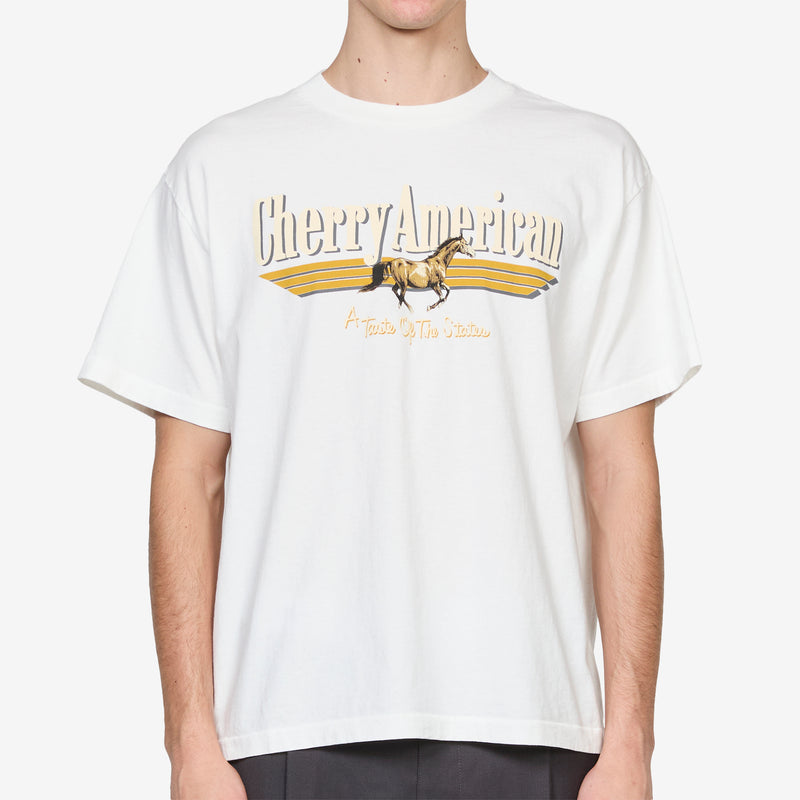 Coast to Coast Boxy T-Shirt Vintage White Tees