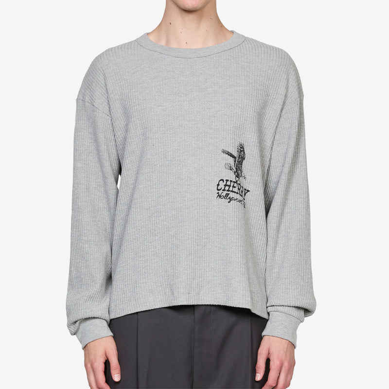 Hollywood Thermal Heather Grey Tees