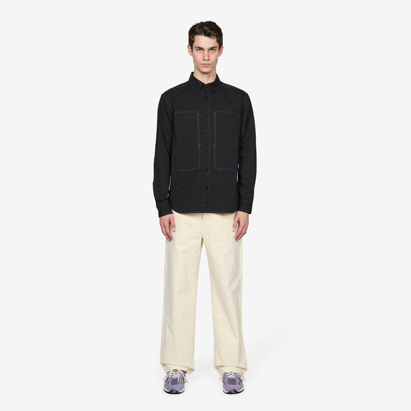 Cliff Long Sleeve Shirt Black Shirts