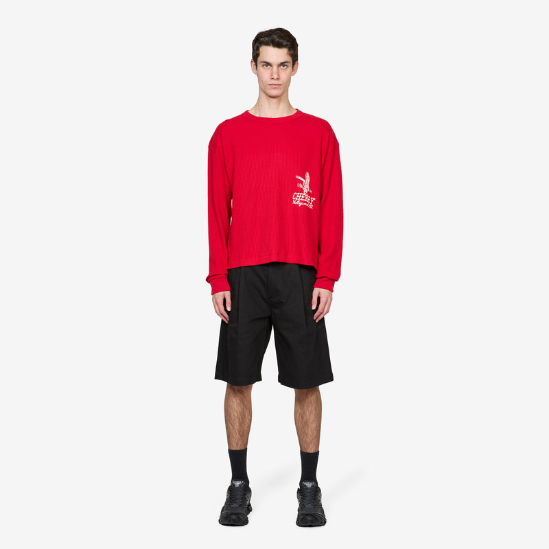 Hollywood Thermal Sun Faded Red Tees