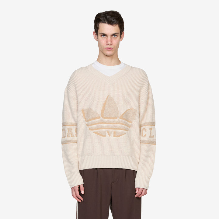CLOT x Knit Sweatshirt Warm Sandstone Front