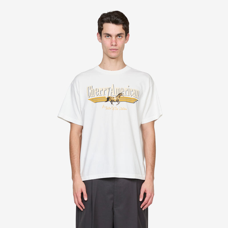 Coast to Coast Boxy T-Shirt Vintage White Tees