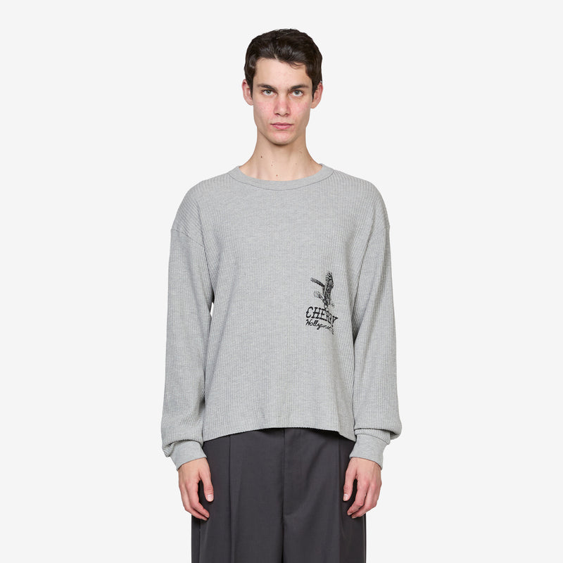 Hollywood Thermal Heather Grey Tees