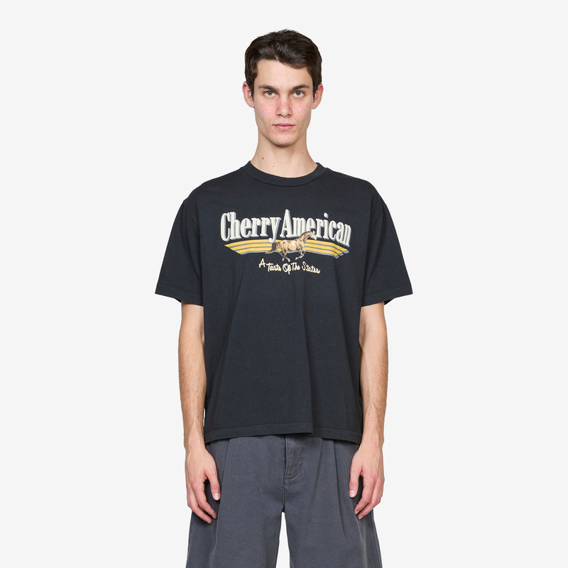 Coast to Coast Boxy T-Shirt Vintage Black Tees