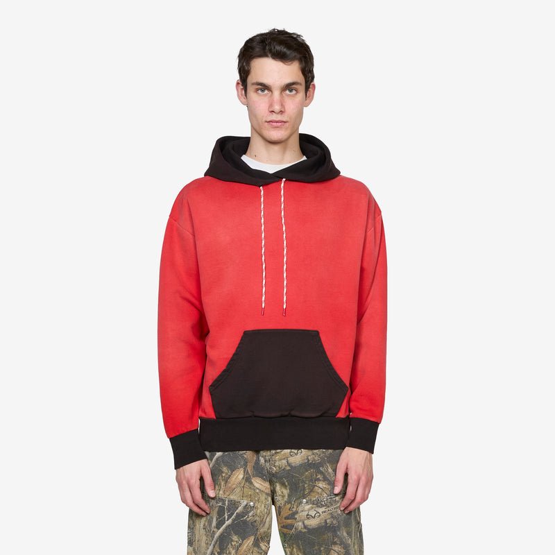 Sunbleached Premium Temple Sports Hoodie Red Jumpers