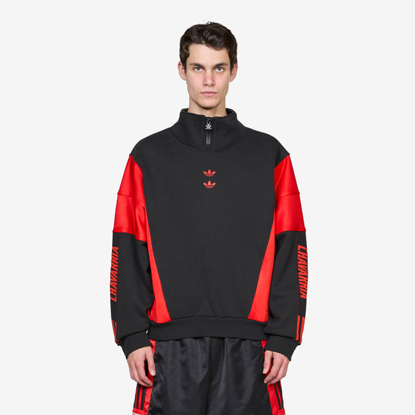 Willy Chavarria x Watsonville Mockneck Black | Red Footwear