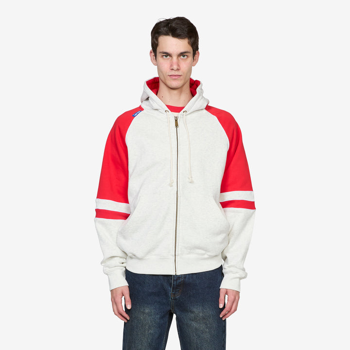 Freeman Hoodie Grey Marle Front