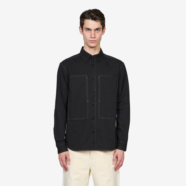 Cliff Long Sleeve Shirt Black Shirts