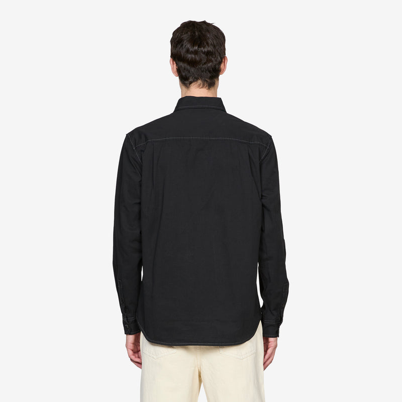 Cliff Long Sleeve Shirt Black Shirts