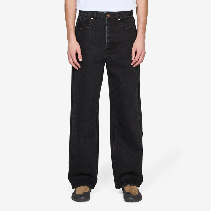 Walé Jeans Used Black Front