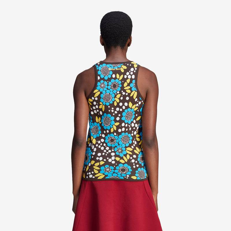 Wales Bonner x Women's Knit Floral Vest Multicolor Tees