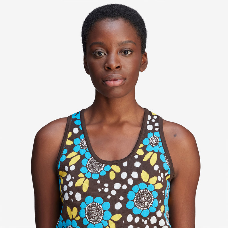 Wales Bonner x Women's Knit Floral Vest Multicolor Tees