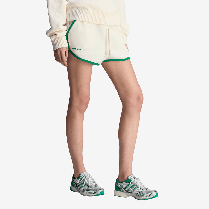 Sporty & Rich x Women's Shorts Off White Shorts