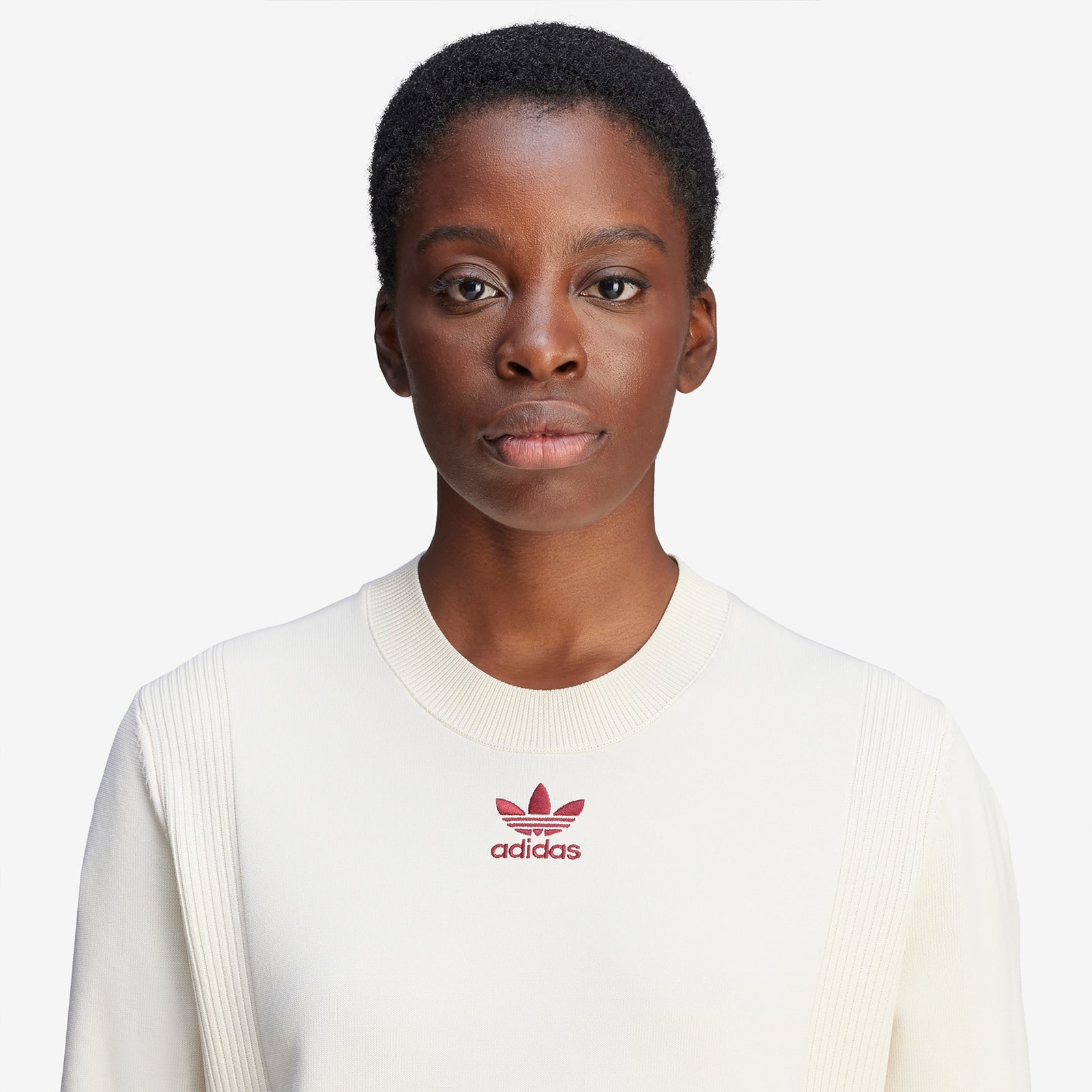 Wales Bonner x Women's Knit Short Sleeve Top Wonder White – Above