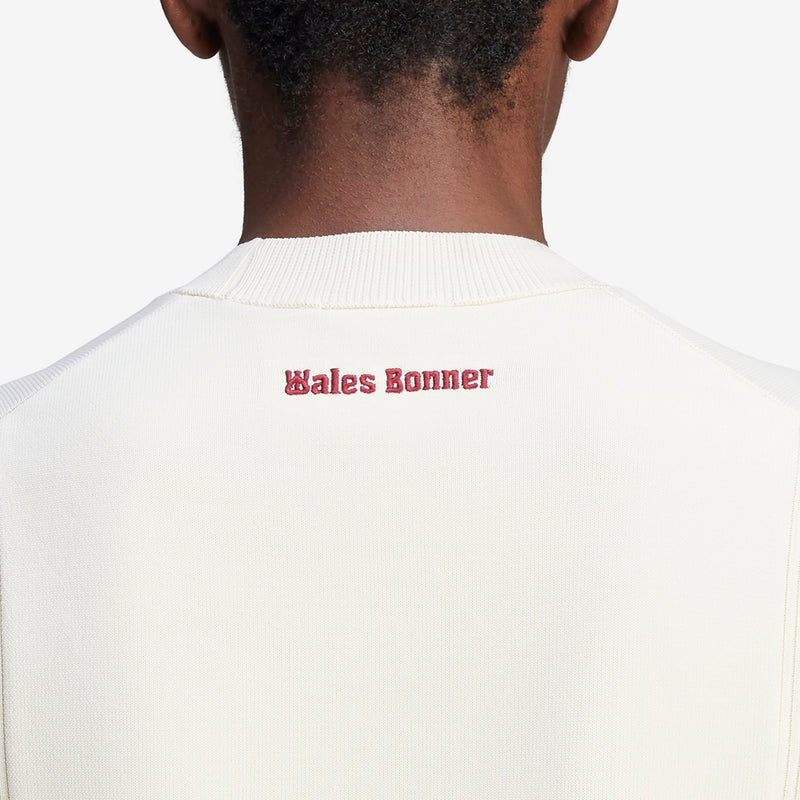 Wales Bonner x Women's Knit Short Sleeve Top Wonder White Jumpers