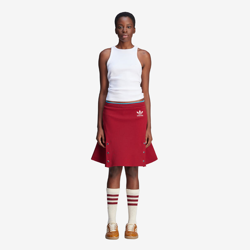 Wales Bonner x Women's Skirt Collegiate Burgundy Shorts