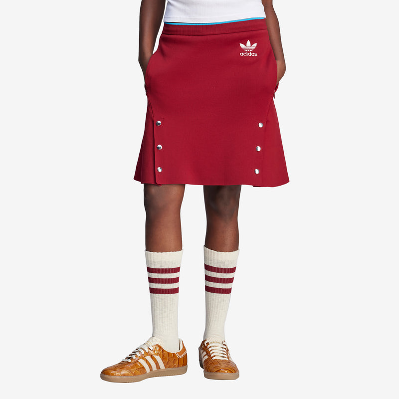 Wales Bonner x Women's Skirt Collegiate Burgundy Shorts