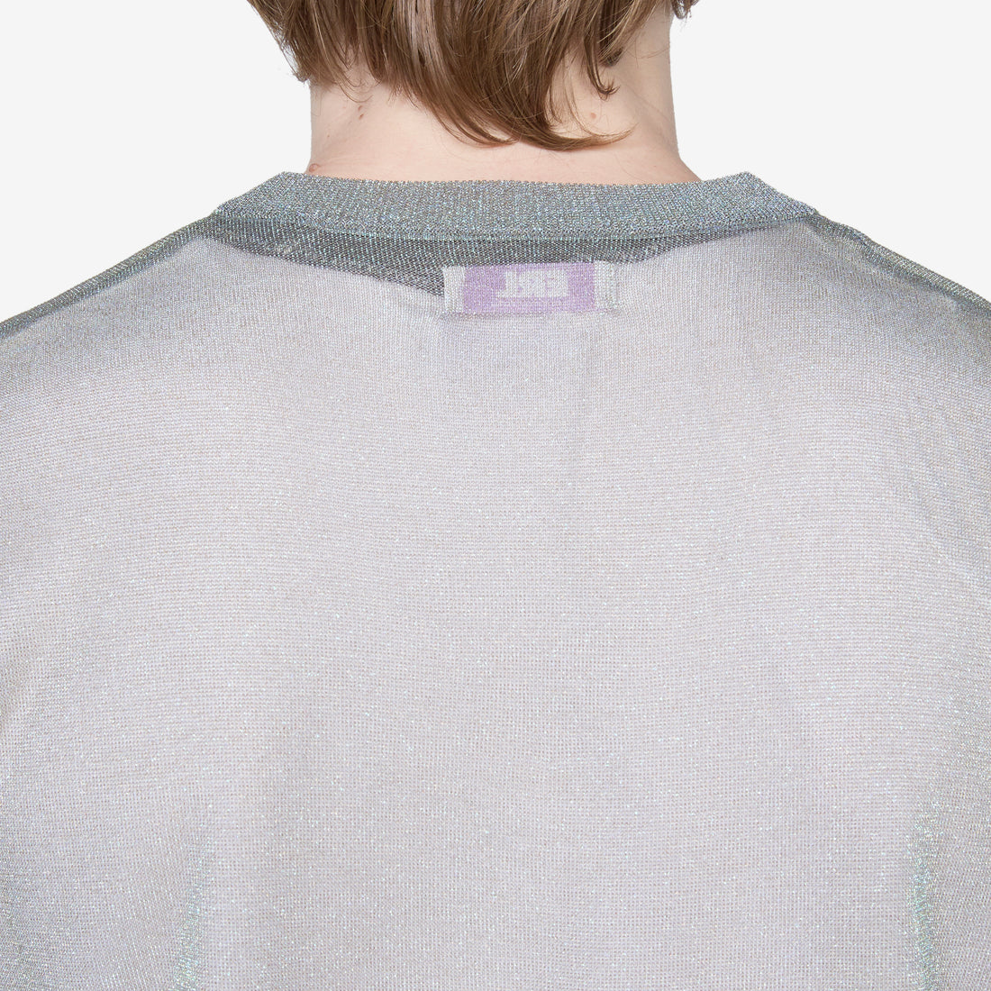 Lurex Pullover Silver Jumpers